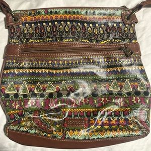 Sakroots Crossbody Peace Multi Crossbody/Shoulder Bag